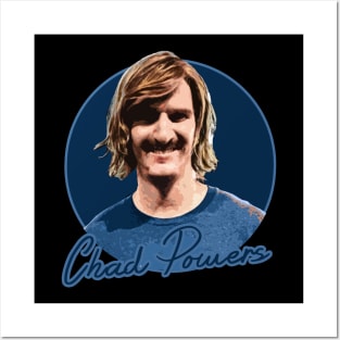 chad powers blue Posters and Art